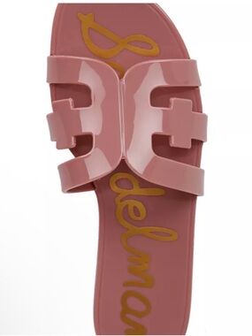 Sam Edelman Bay Jelly Rose Pink Slide Sandals
